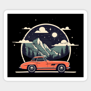 Mercedes Benz 300 SL | Vintage Car Magnet